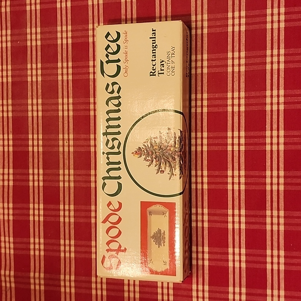 Spode Christmas Tree Rectangular Tray